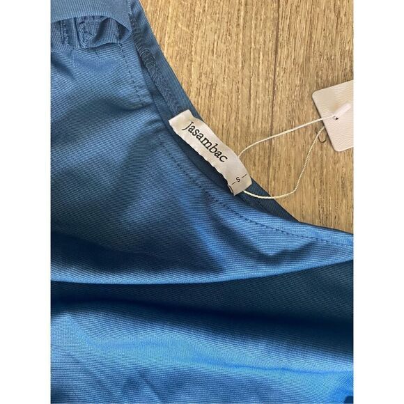 JASAMBAC Short Prom Cocktail Party Dress Blue Small No Bow New - Picture 5 of 8